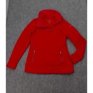 Spyder US Ski Team Pullover Womens Medium Ted Primaloft 1/4 Zip Pockets Jacket